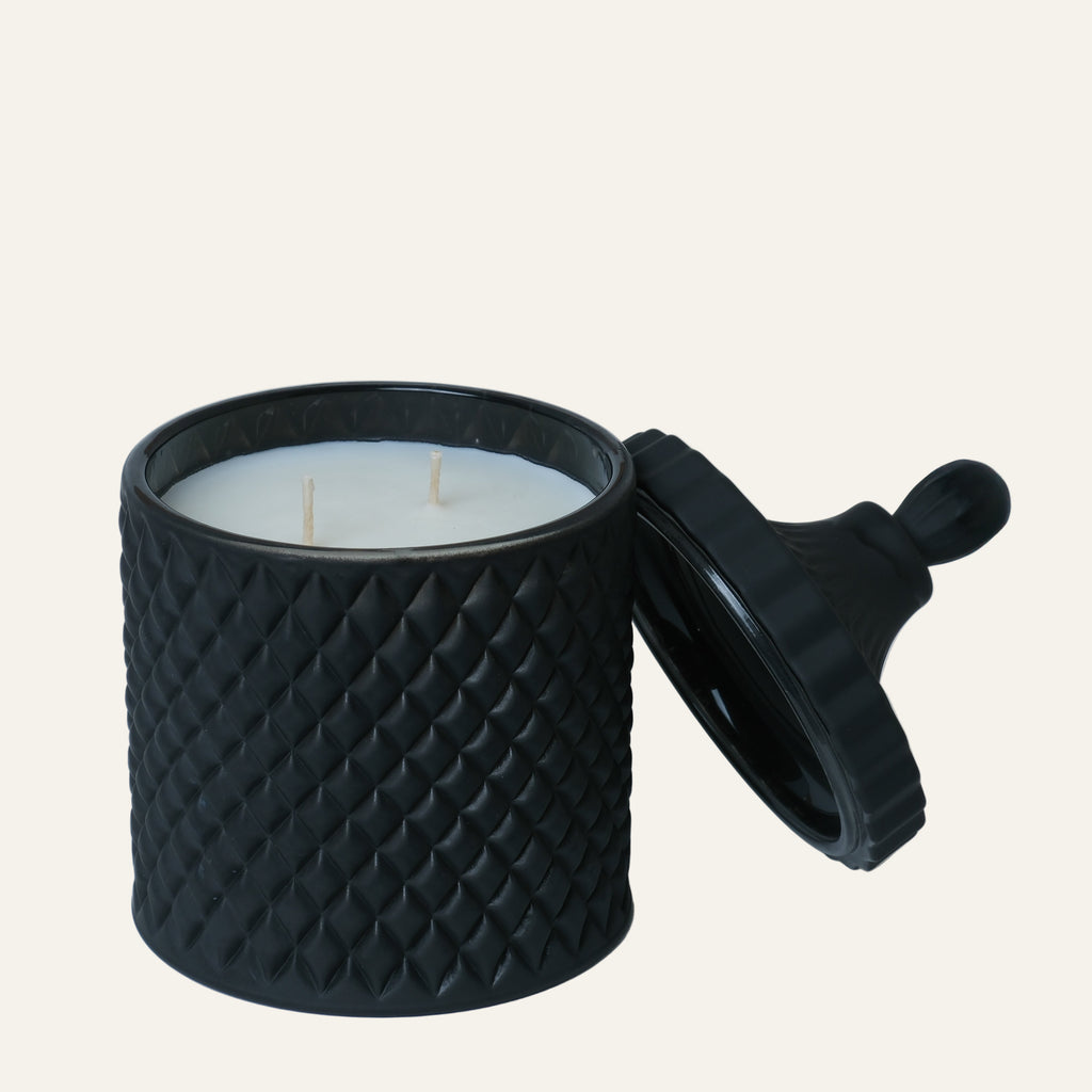 Large Geo - Matte Black