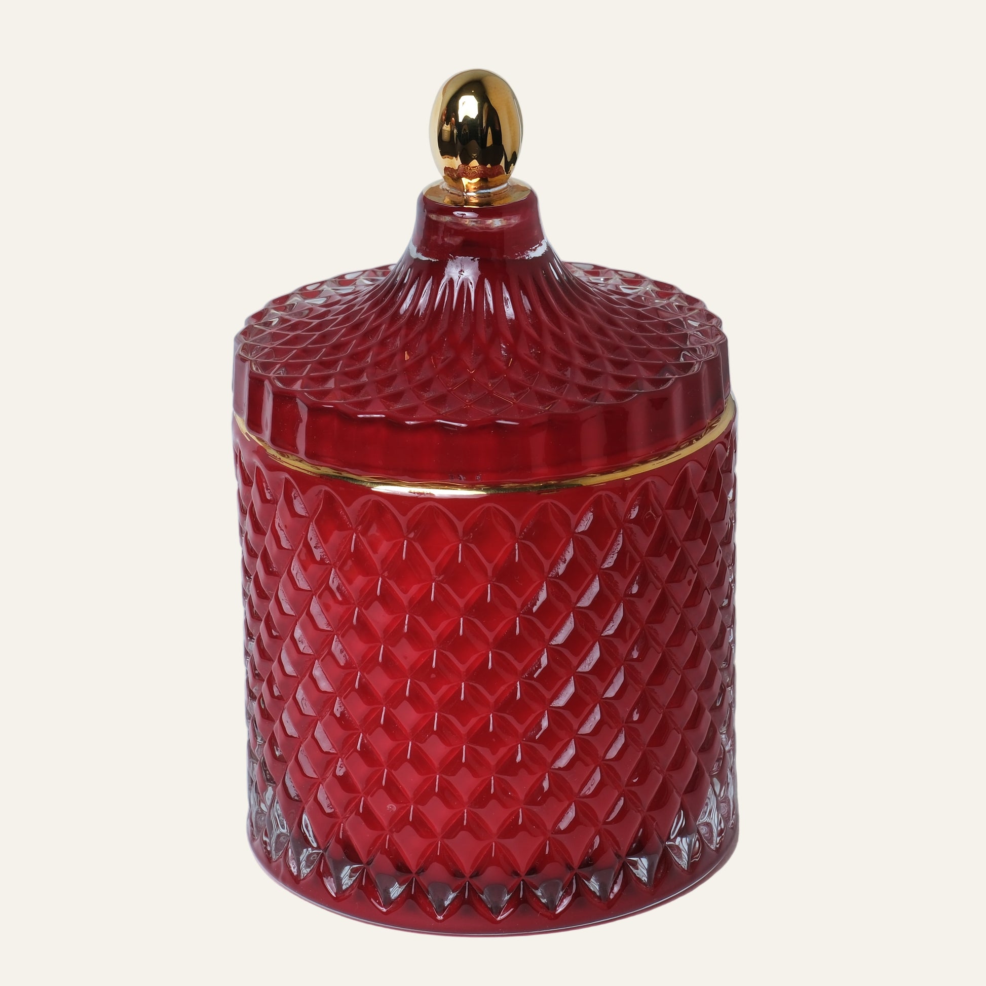 Large Geo - Royal Red