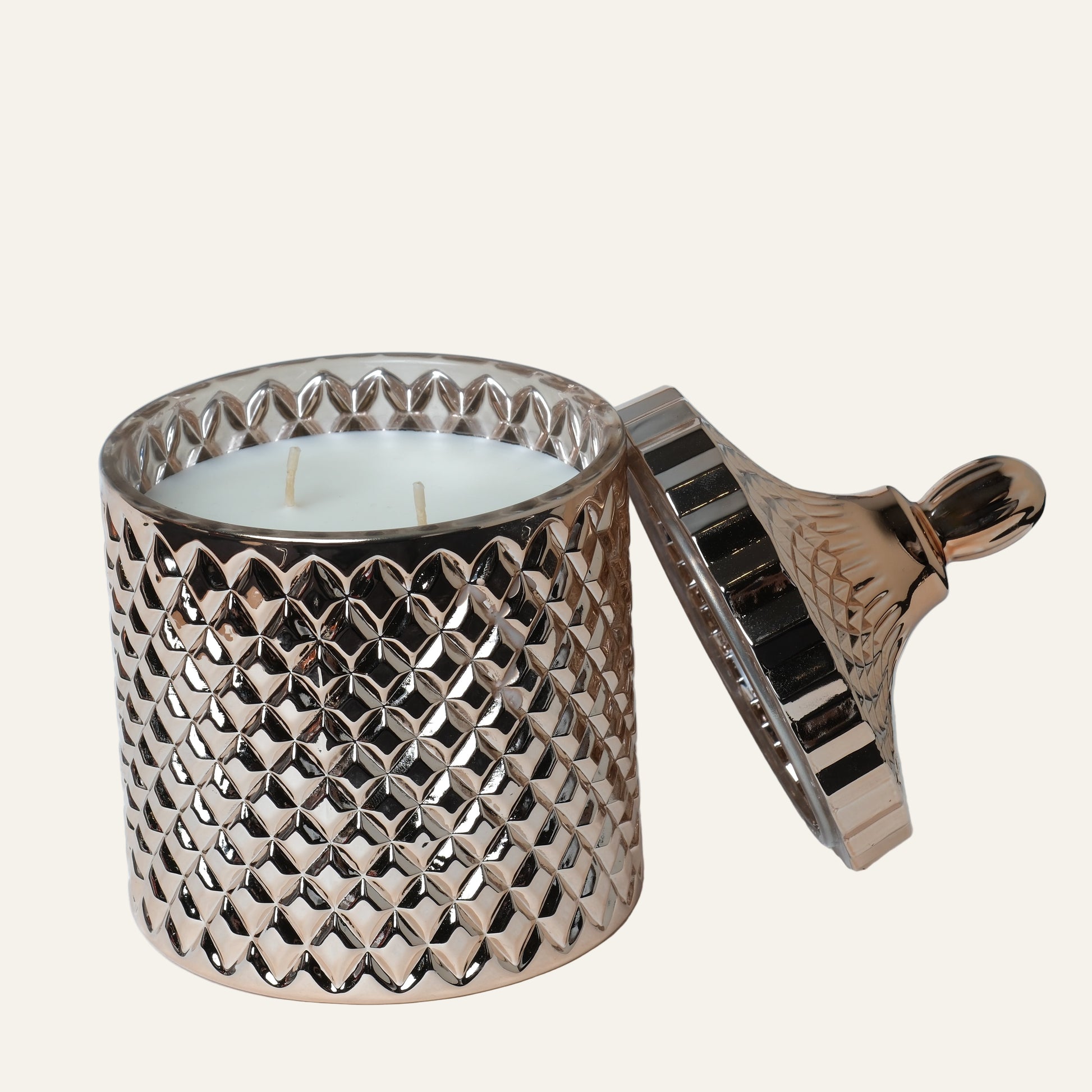 Large Geo - Rose Gold