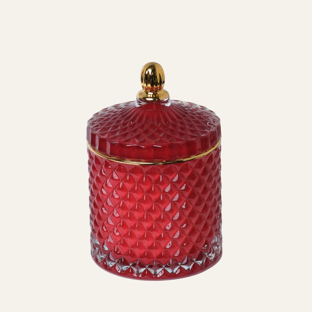 Small Geo - Royal Red